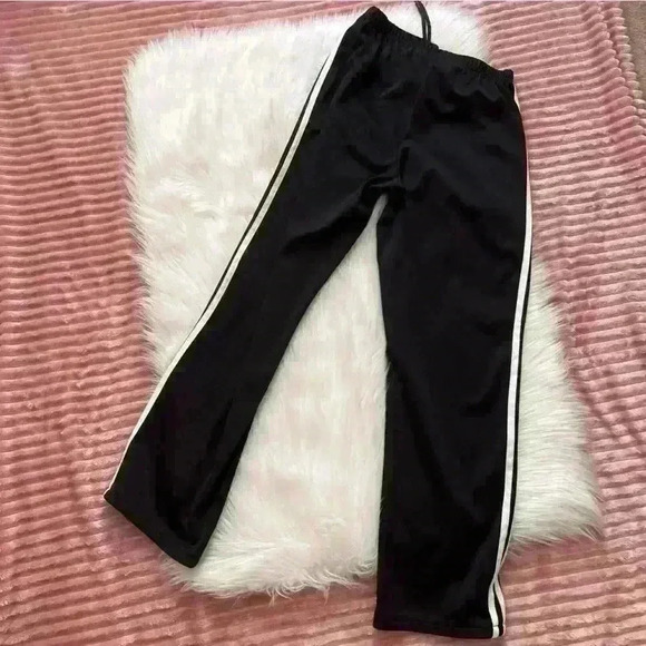 Conspiracy 2 Y2K Track Pants Black White Stripe Small - Picture 3 of 7